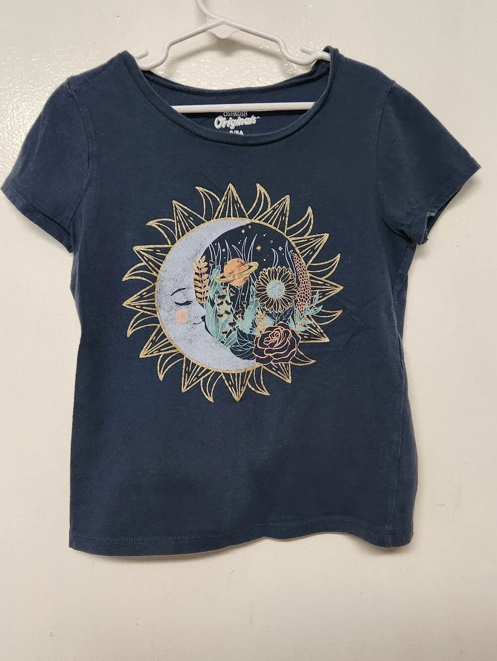 Girls Size 8 Graphic Tee Short Sleeve Shirt OshKosh Originals
